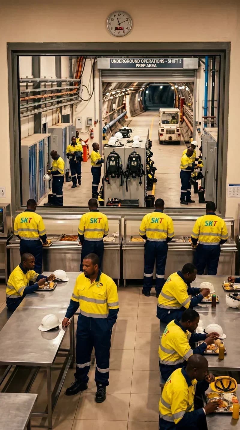 Local Zambian mining workforce