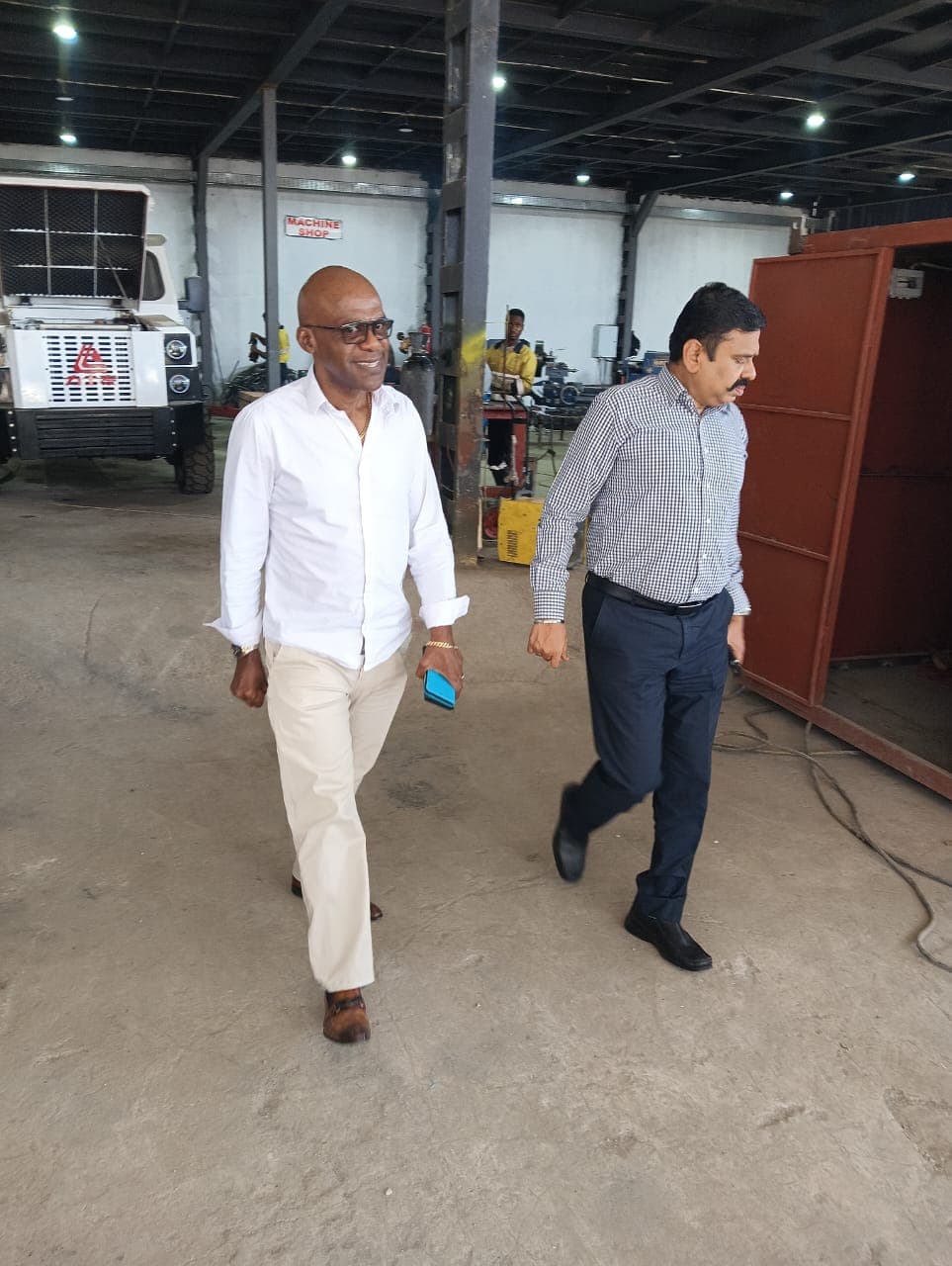 A tour at SKT facility by our area MP Hon. Abel Banda (Mr.)
