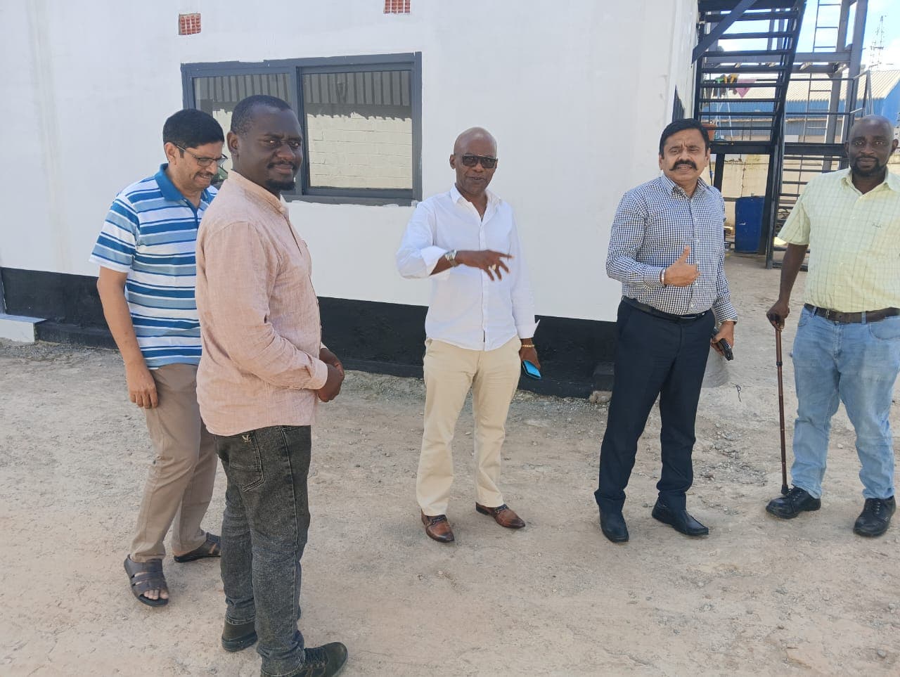 A tour at SKT facility by our area MP Hon. Abel Banda (Mr.)
