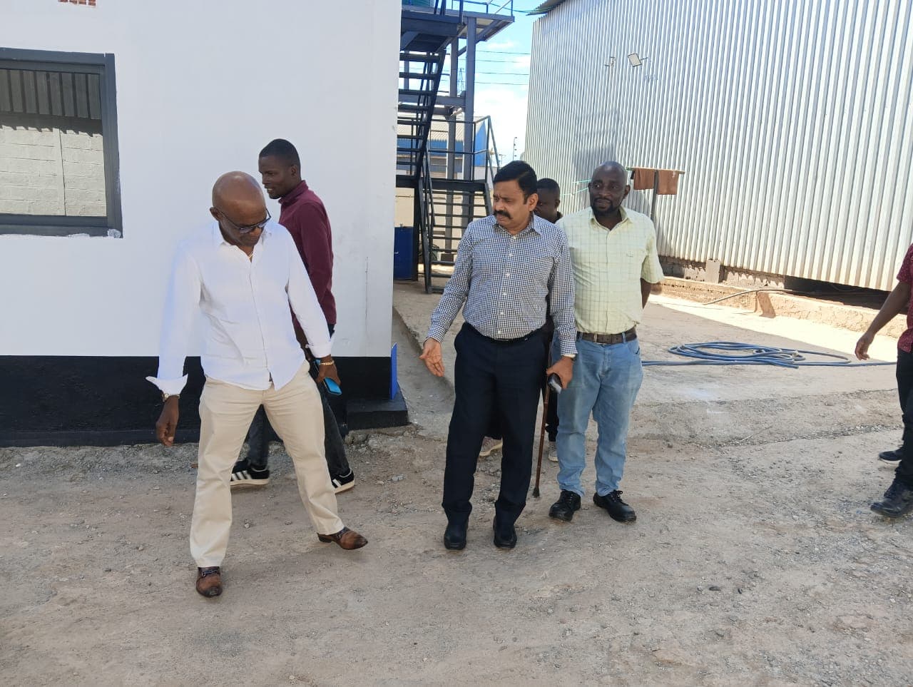 A tour at SKT facility by our area MP Hon. Abel Banda (Mr.)