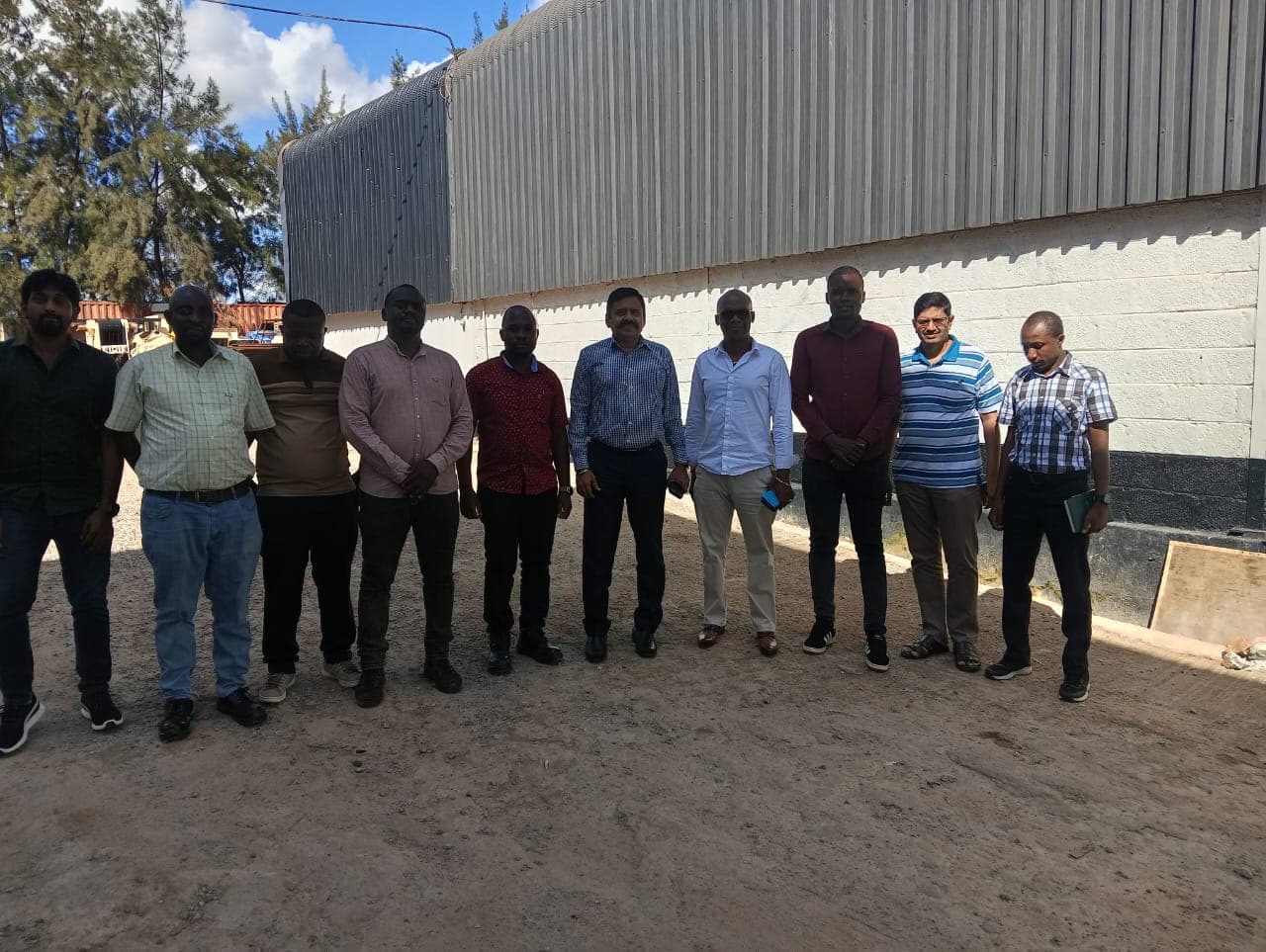 A tour at SKT facility by our area MP Hon. Abel Banda (Mr.)
