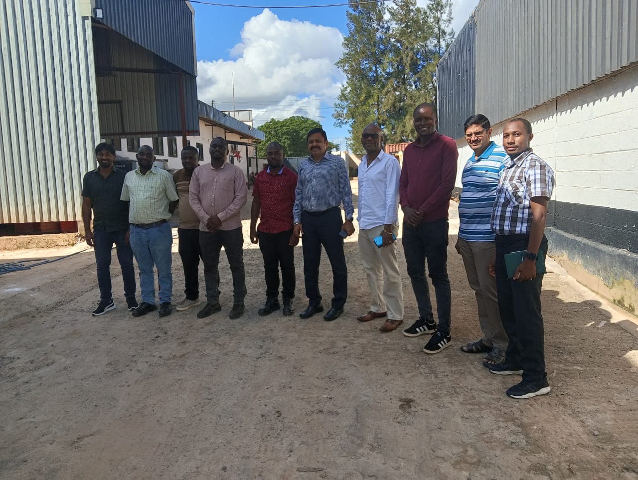 A tour at SKT facility by our area MP Hon. Abel Banda (Mr.)